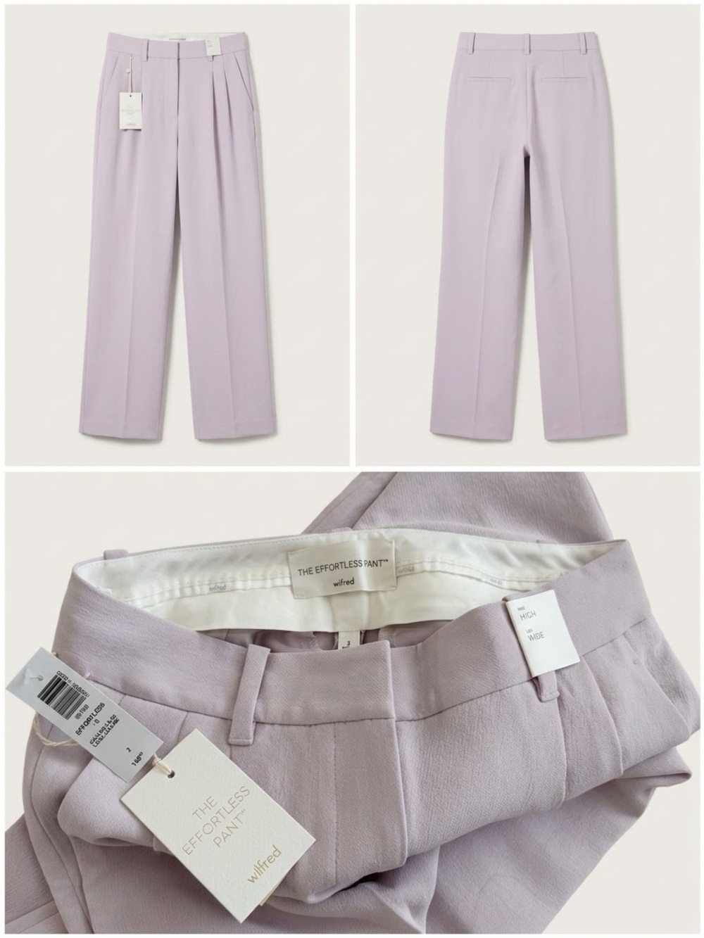 FREE SHIPPING! BNWT Wilfred Lavender Effortless Pant